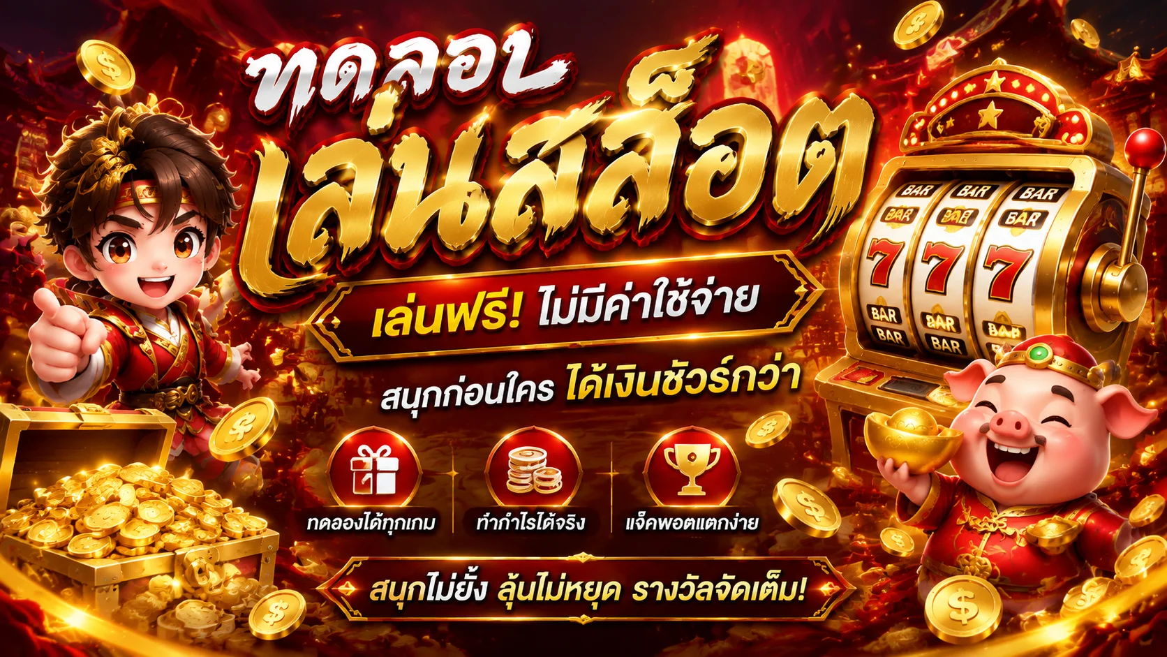 ทดลองเล่นสล็อต PG Slot ฟรี เพิ่มทรัพย์789