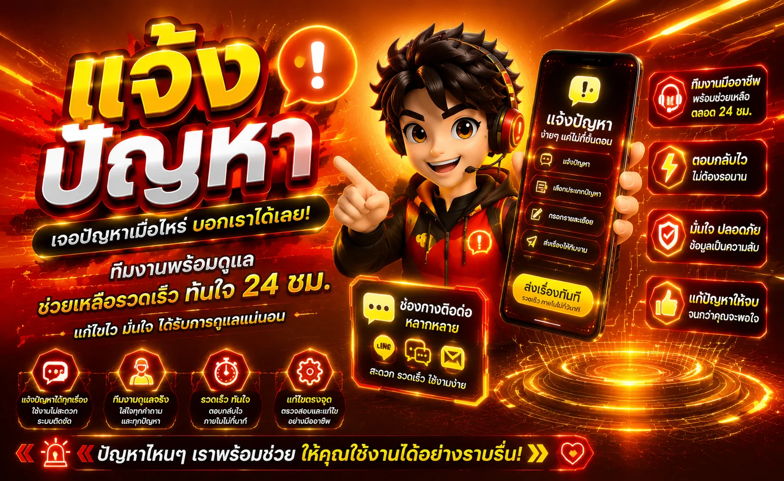 ศูนย์ช่วยเหลือ แจ้งปัญหา เพิ่มทรัพย์789